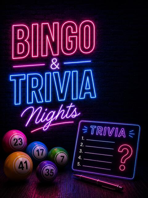 Bingo and Trivia Nights promo graphic